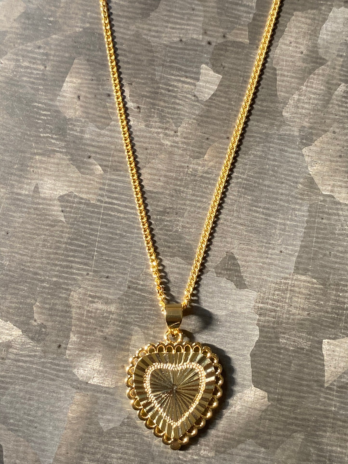 Golden Heart Pendant